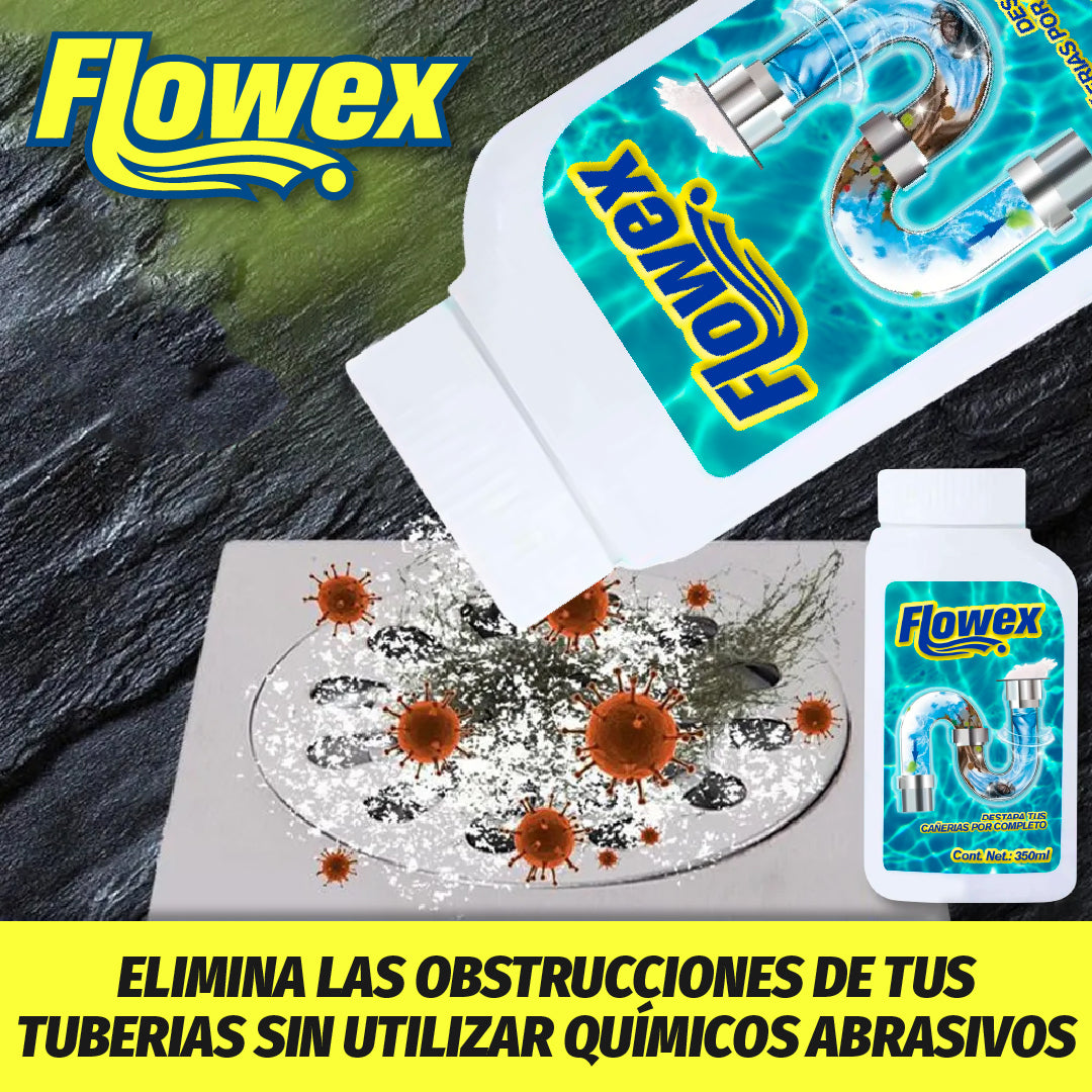 Flowex™ - Desatascador para Tuberías Obstruidas