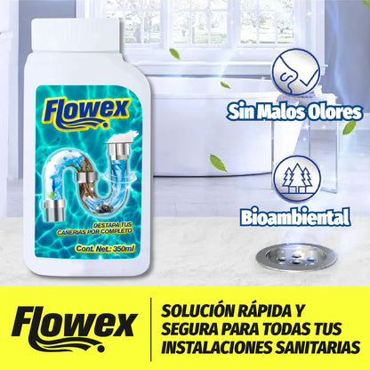 Flowex™ - Desatascador para Tuberías Obstruidas