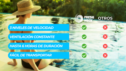 FreshNeck™ - Frescura Portátil para el Verano