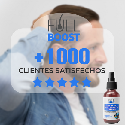 FullBoost™ - Spray Para Crecimento Capilar