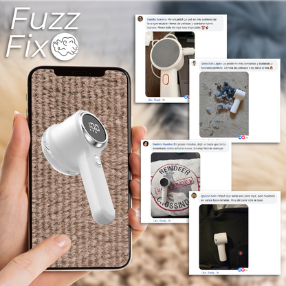 FuzzFix™ - Removedor de Pelusas Eléctrico