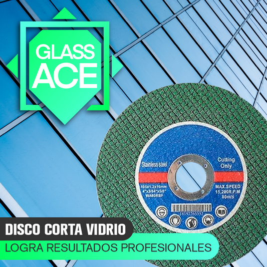 GlassAce™ - Disco de Corte Preciso para Vidrio y Cerámica