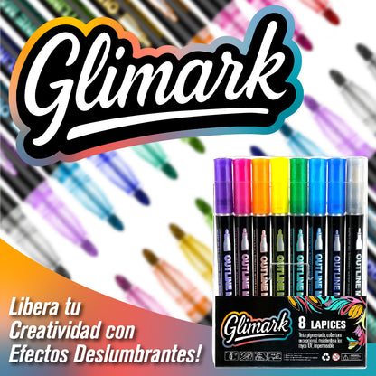 Glimark™ - Lápices de Colores con Efecto Metalico