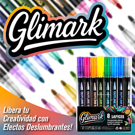 Glimark™ - Lápices de Colores con Efecto Metalico