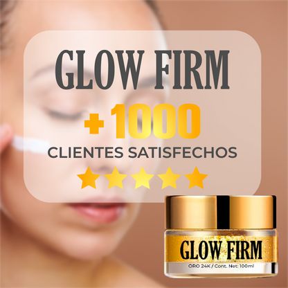 GlowFirm™ - Mascarilla Facial con Oro 24K