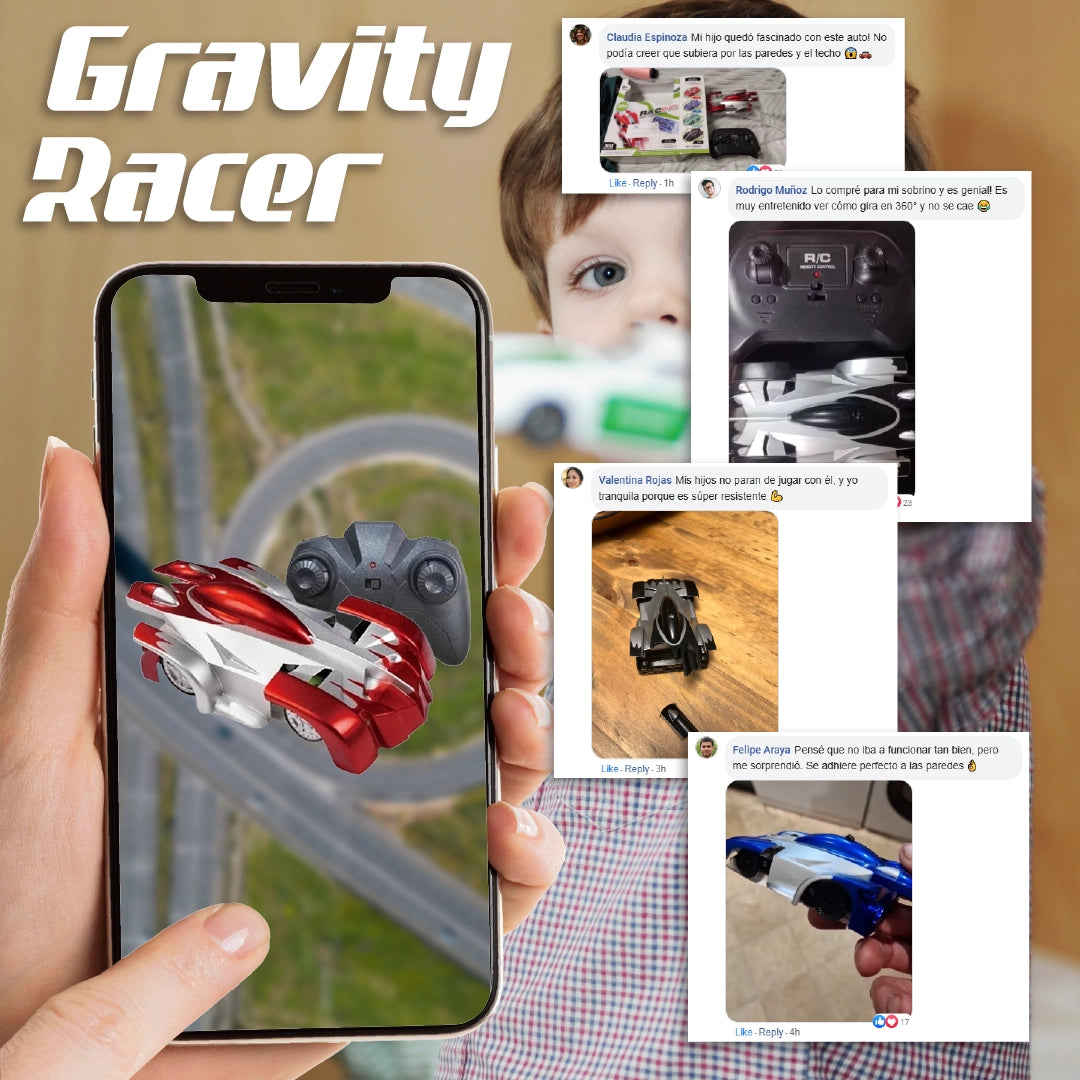 GravityRacer™ - Coche Eléctrico Escalador de Paredes