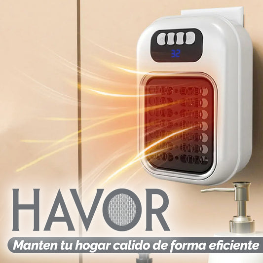 Havor™ - Calentador de Espacios con Toma de Pared