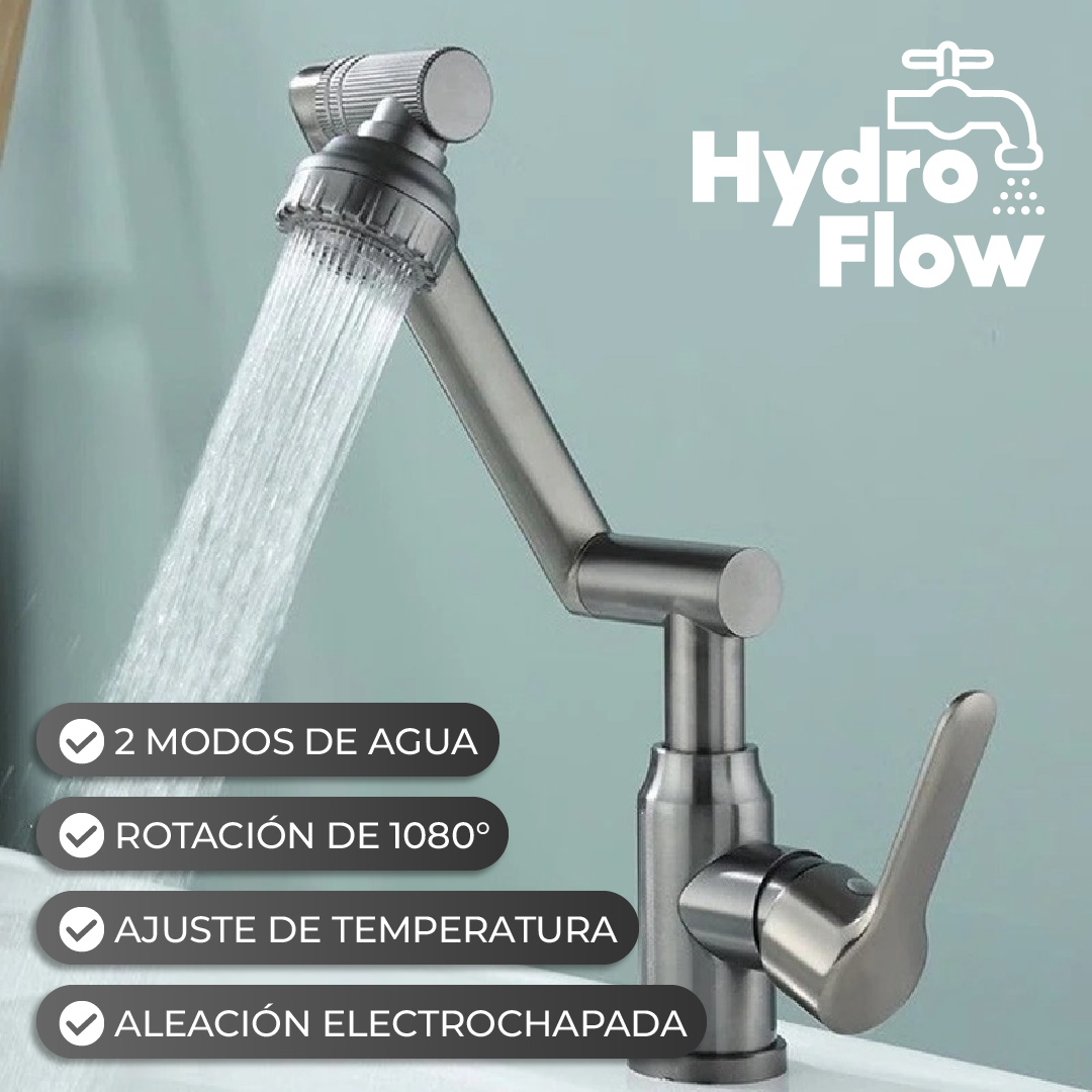 HydroFlow™ - Grifo Giratorio 1080° Multifuncional