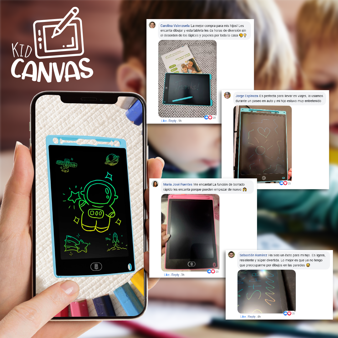 KidCanvas™ - Pizarra de Dibujos Para Niños