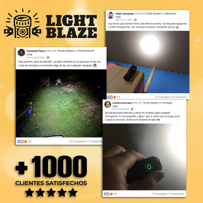 Light Blaze - Mini Linterna Potente
