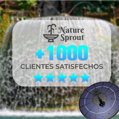 NatureSprout™ - Fuente de Agua Solar