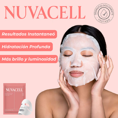 Nuvacell™ - Mascarilla Facial con Colágeno