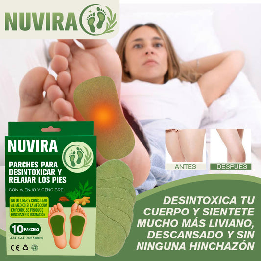 Nuvira™ - Parches desintoxicantes y relajantes para pies