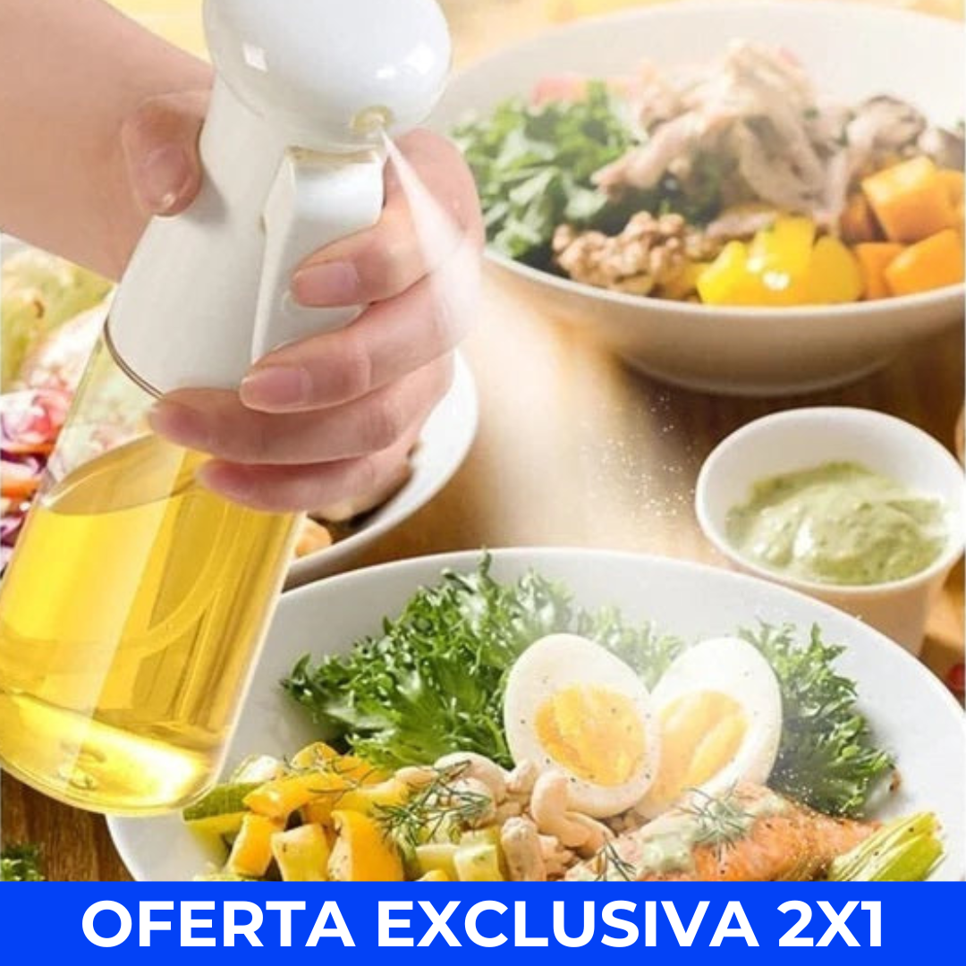 Almacenamiento y rociador de aceite gourmet | Oferta Exclusiva 2x1