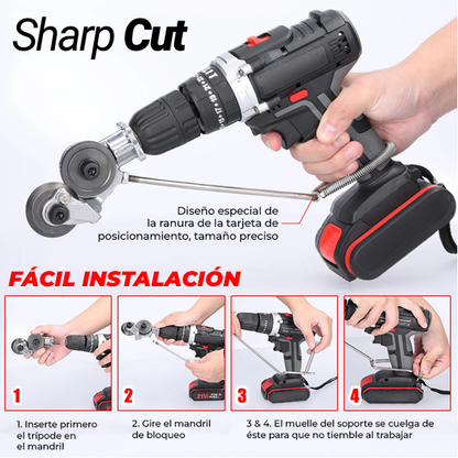 SharpCut™ - Adaptador para cortar hojalata