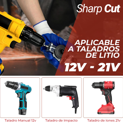 SharpCut™ - Adaptador para cortar hojalata