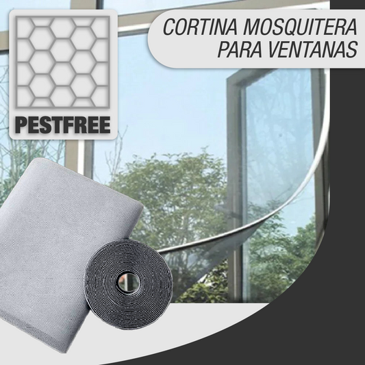 Pestfree™ - Cortina Mosquitera para Ventanas