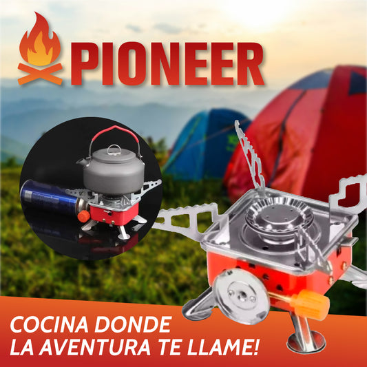 Pioneer™ - Mini Cocina a Gas para Camping