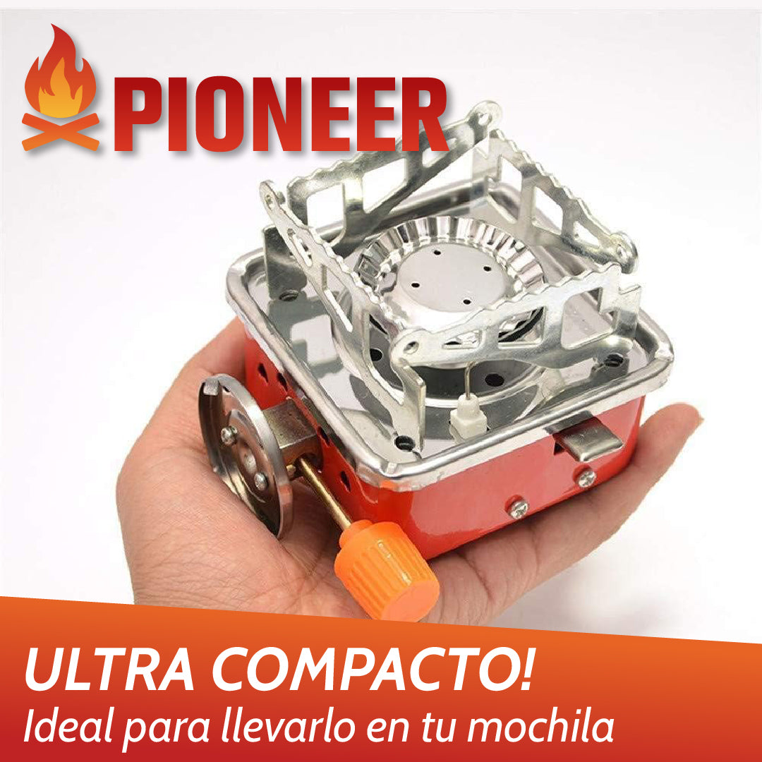 Pioneer™ - Mini Cocina a Gas para Camping
