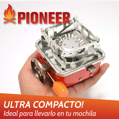 Pioneer™ - Mini Cocina a Gas para Camping