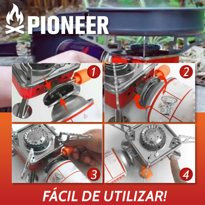 Pioneer™ - Mini Cocina a Gas para Camping