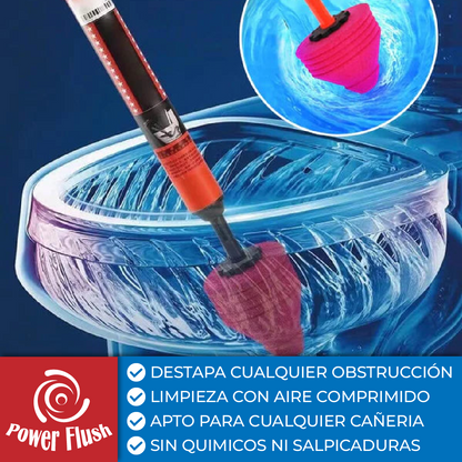 PowerFlush™ - Desatascador de Tuberias y Cañerias