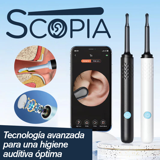 Scopia™ - Limpiador de Oídos Con Camara y Luz LED Integrada