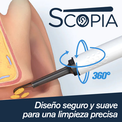 Scopia™ - Limpiador de Oídos Con Camara y Luz LED Integrada