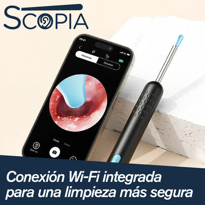 Scopia™ - Limpiador de Oídos Con Camara y Luz LED Integrada