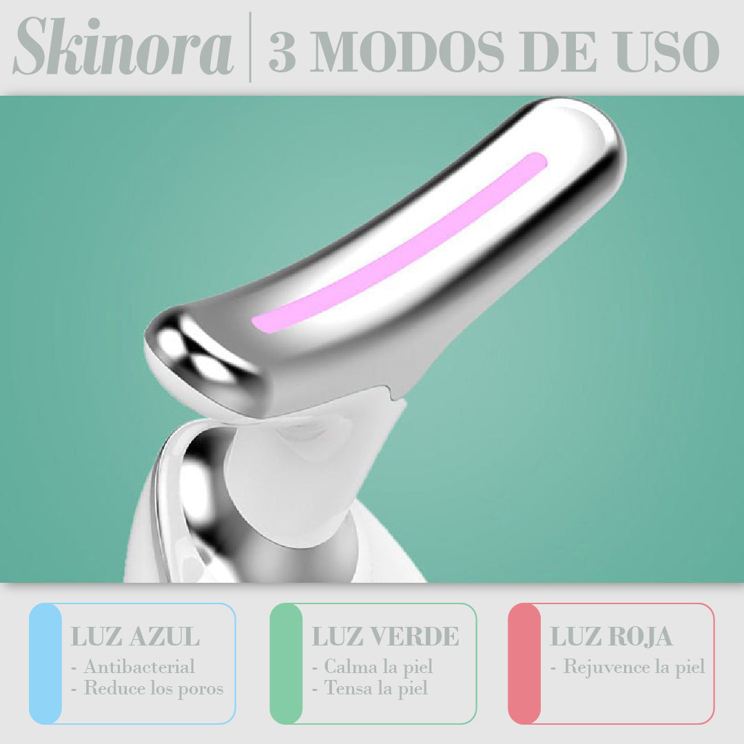 Skinora™ - Masajeador Facial con Luz Roja
