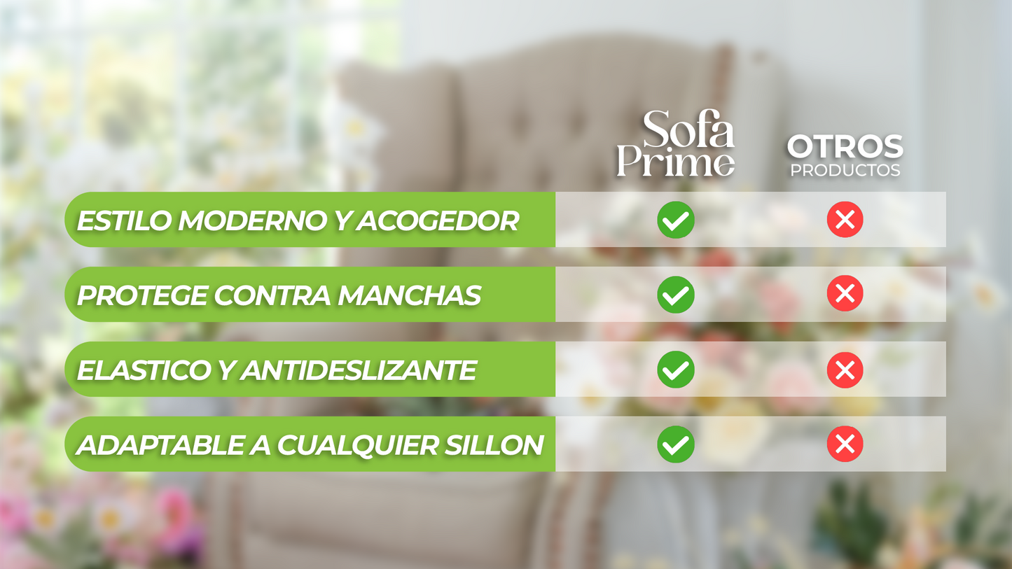 SofaPrime™ - Protector para Sillones