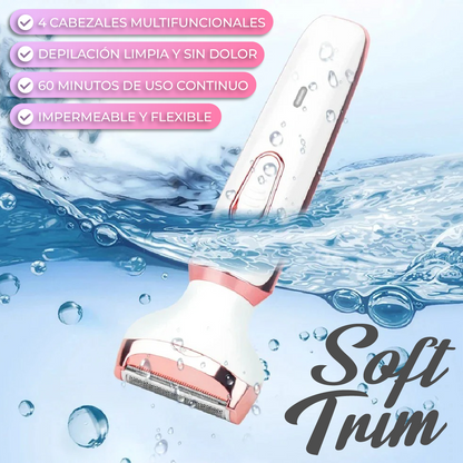 SoftTrim™ - Depiladora Eléctrica 4 en 1