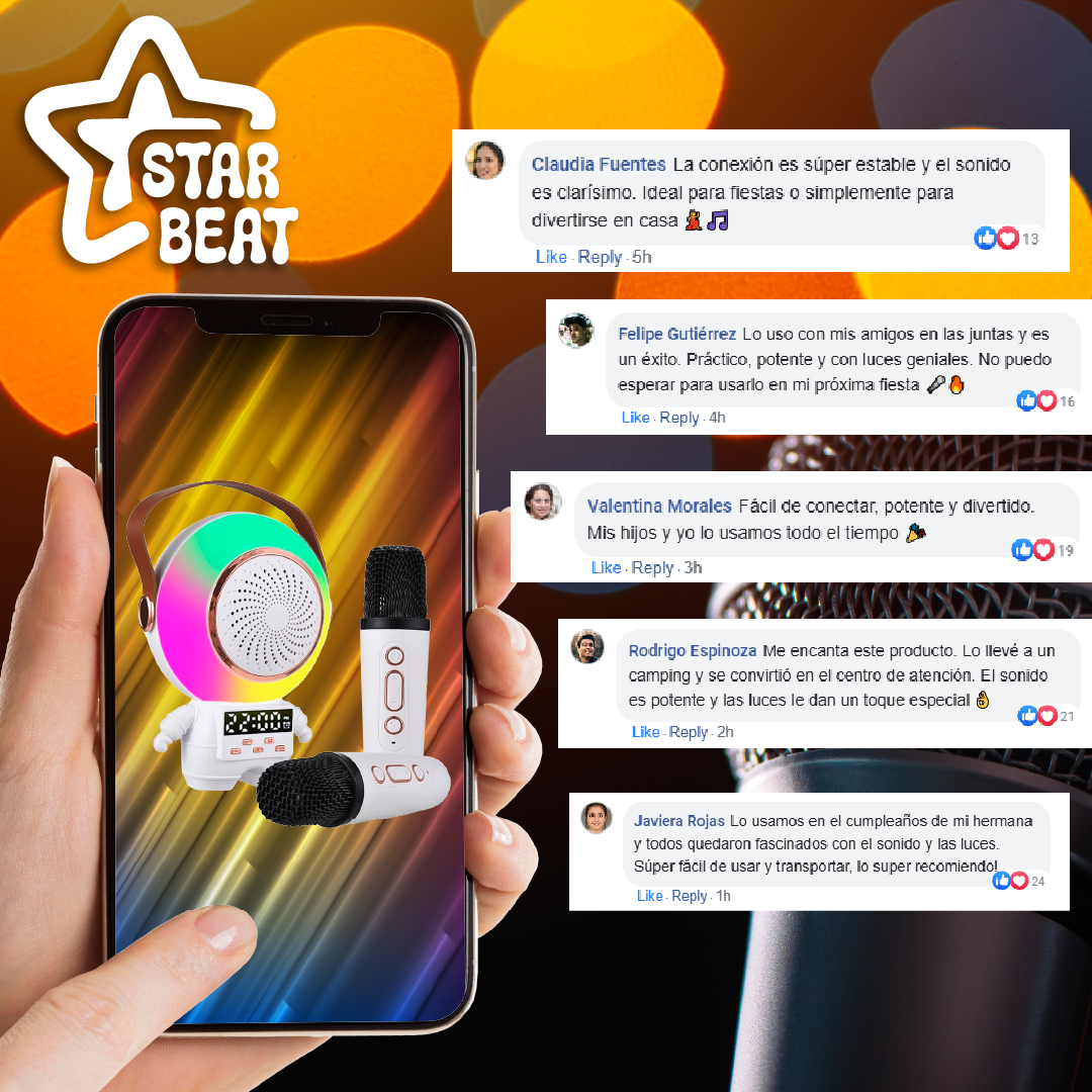 StarBeat™ - Mini Karaoke de Astronauta
