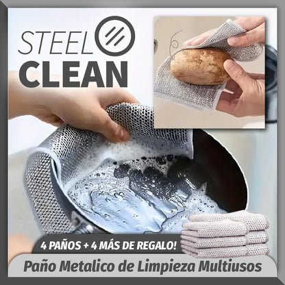 Steel Clean™ - Paño Metalico Multiusos