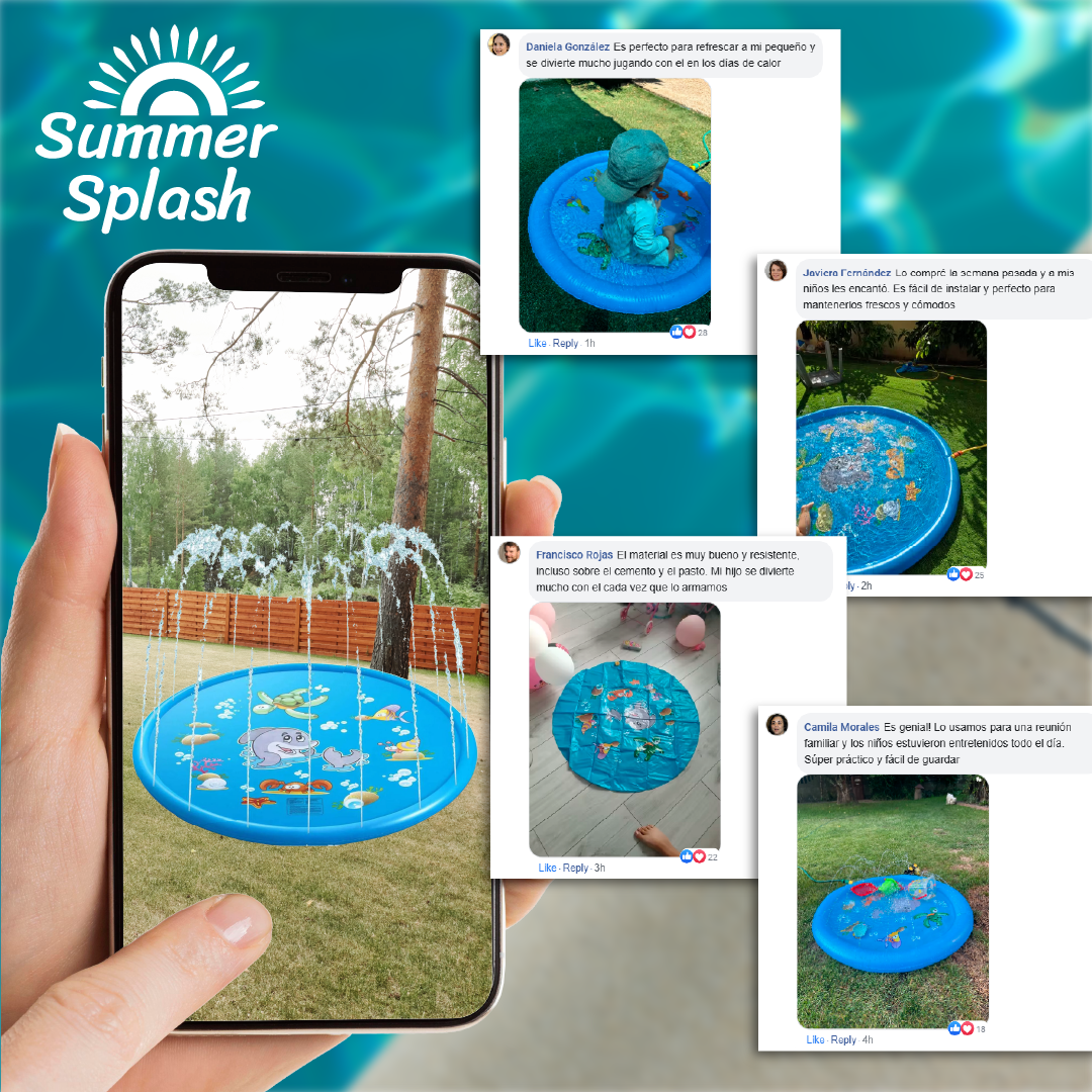 SummerSplash™ - Alfombrilla de Agua Para Niños