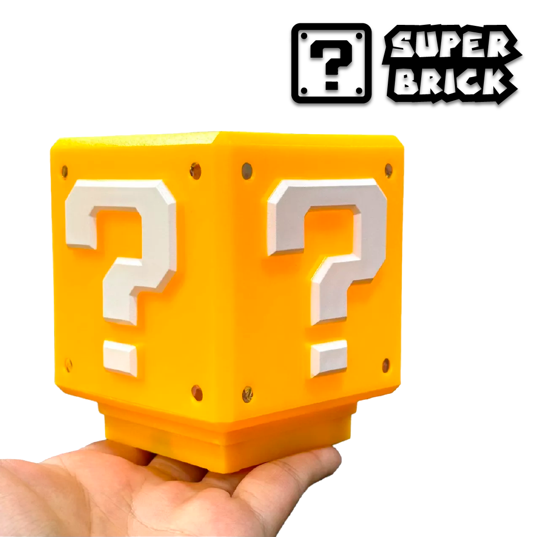 SuperBrick™ - Lampara en Forma de Bloque de Super Mario