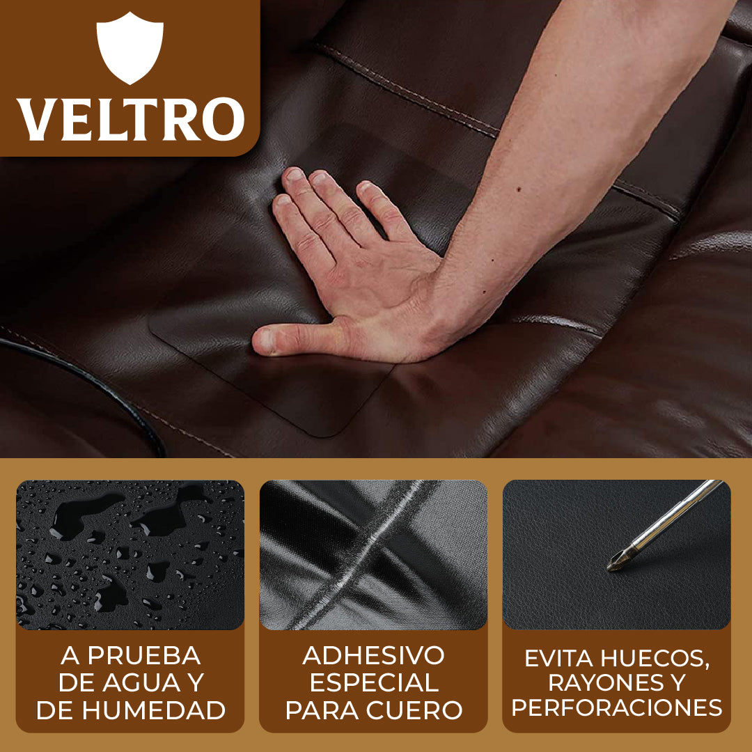 Veltro™ - Cuero Adhesivo para Reparaciones