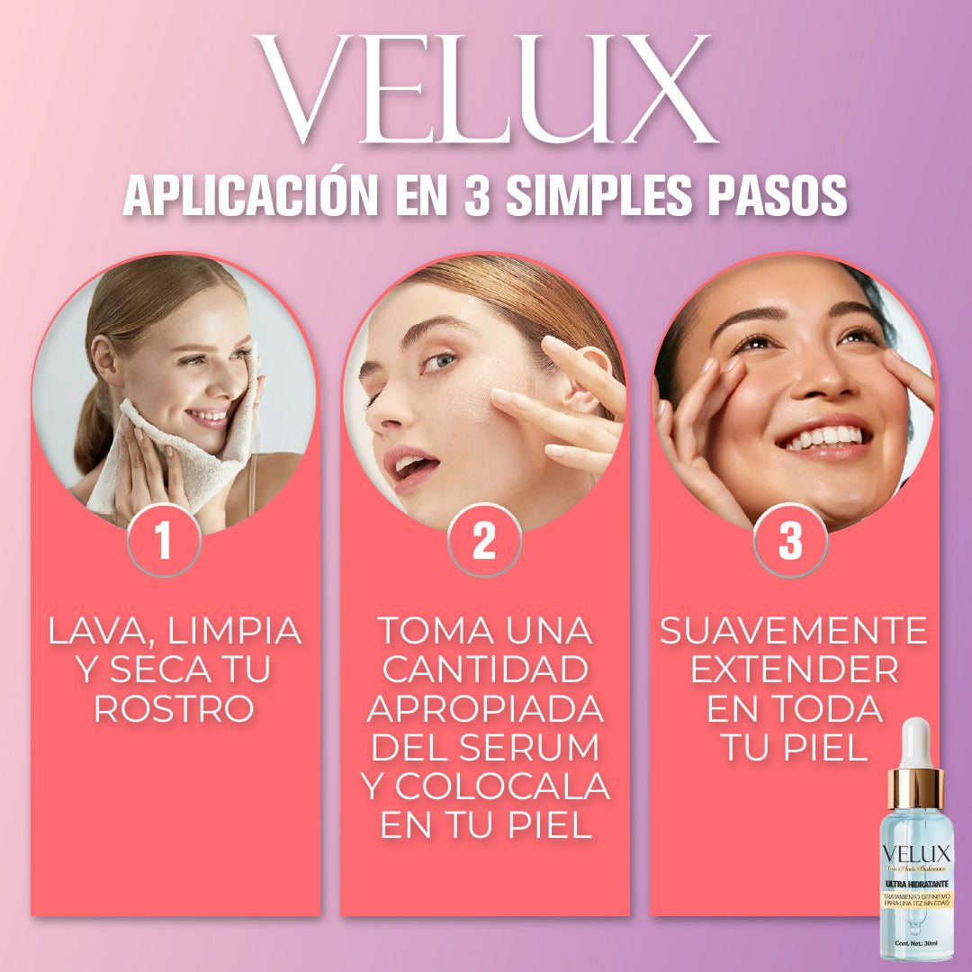 Velux™ - Serum + Primer Facial con Ácido Hialurónico