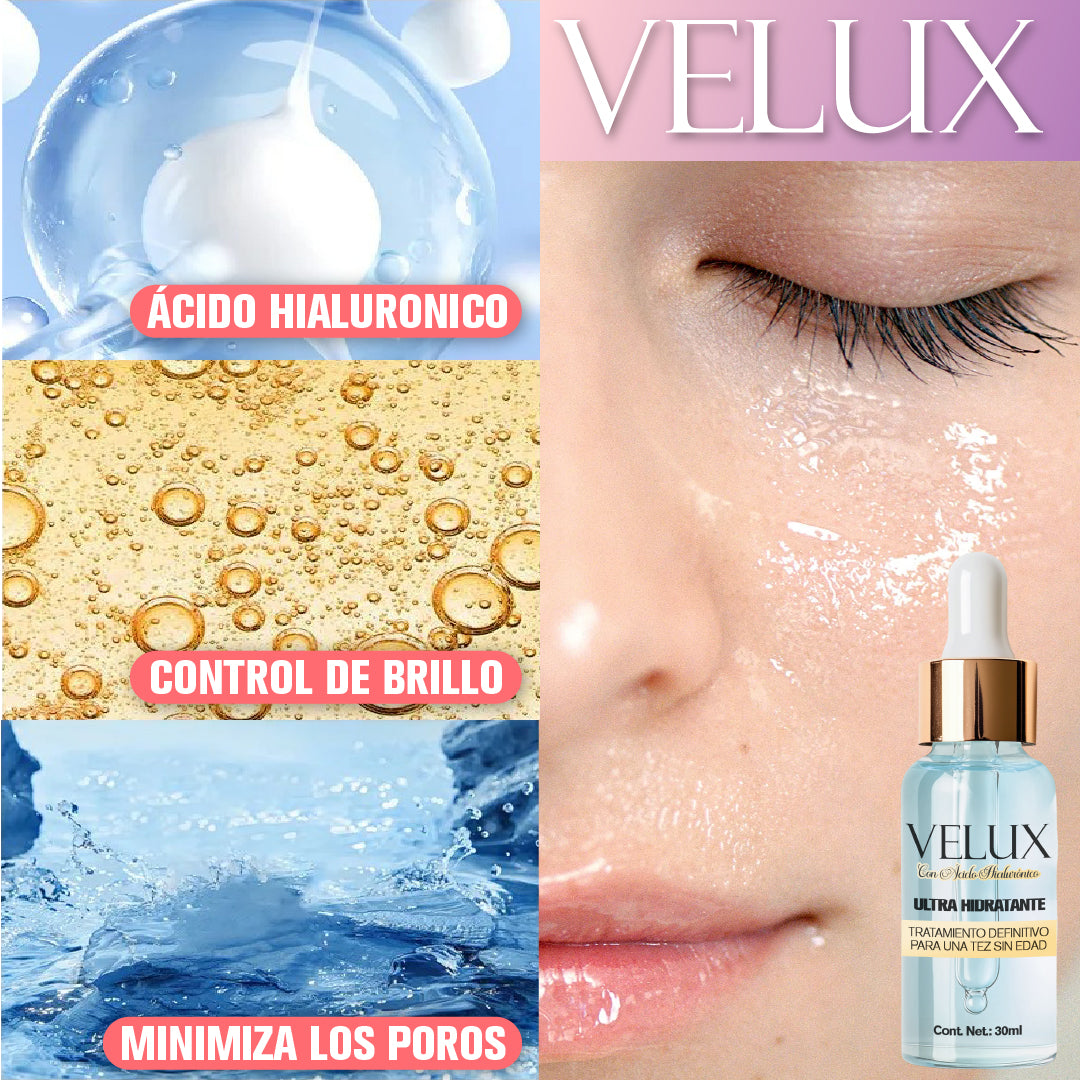 Velux™ - Serum + Primer Facial con Ácido Hialurónico