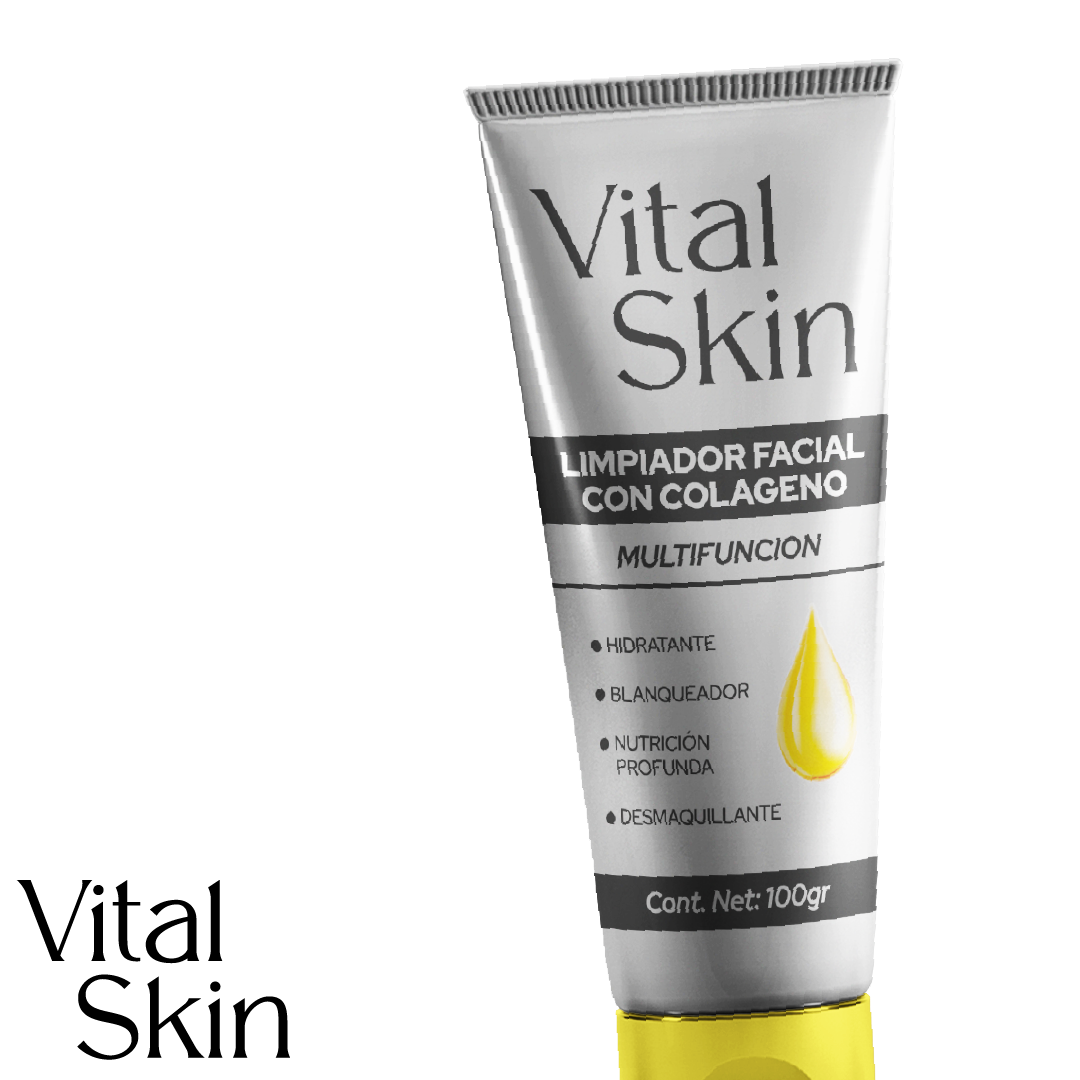 VitalSkin™ - Crema Limpiadora de Colageno