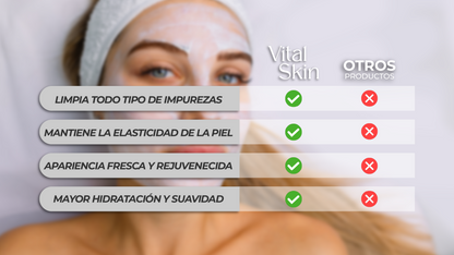 VitalSkin™ - Crema Limpiadora de Colageno