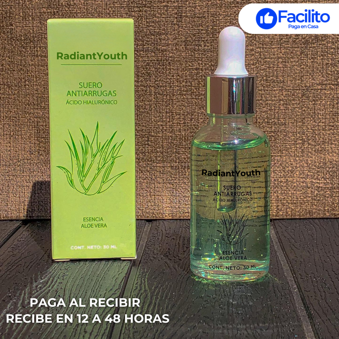 RadiantYouth™ - Suero Antiarrugas Con Ácido Hialurónico