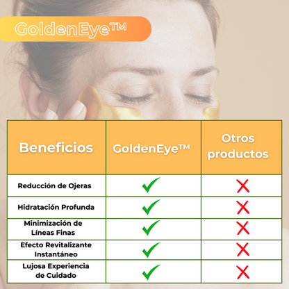 GoldenEye™ - Parches Para Contorno De Ojos Mascarilla Ojeras 60 Pads Palta Gold