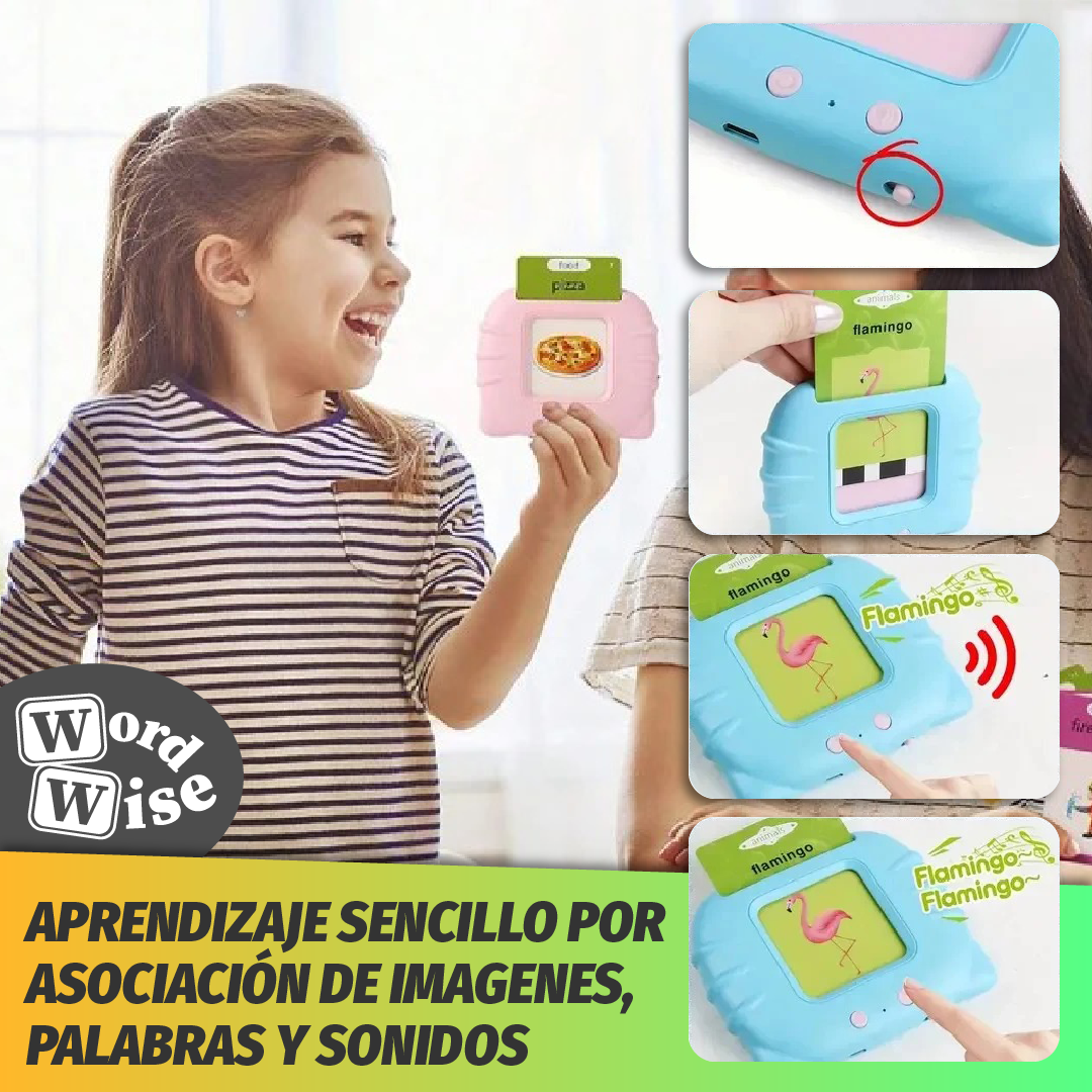 WordWise™ - Tarjetas Didacticas de Aprendizaje de Ingles para Niños