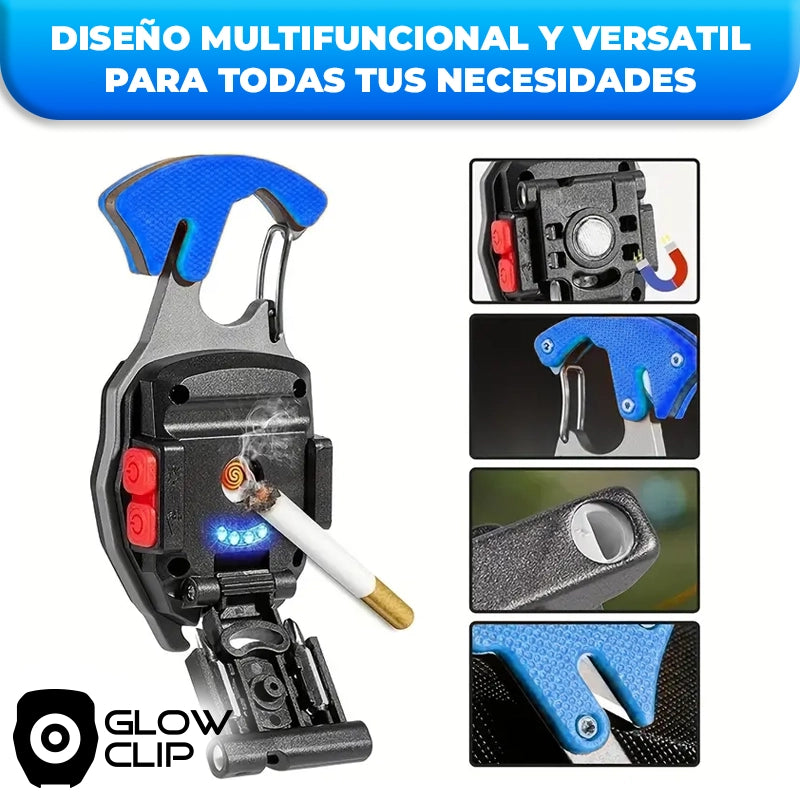 GlowClip™ - Linterna LED multifuncional