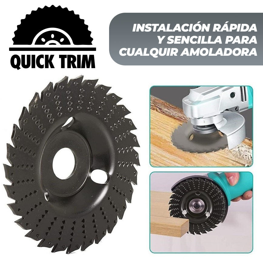 QuickTrim™ - Corta y pule madera en segundos