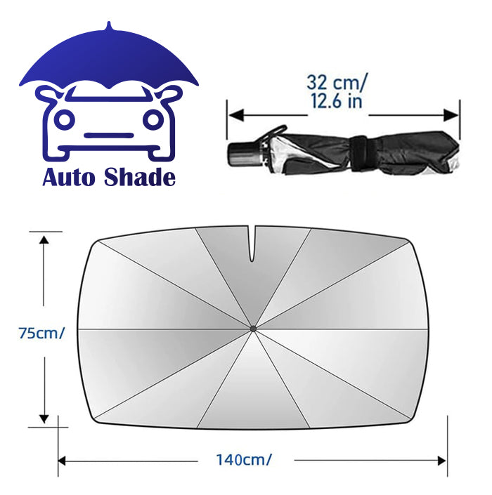 AutoShade™ - Paraguas Reflector de sol premium