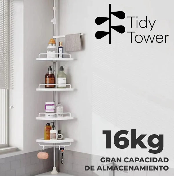 TidyTower™ - Esquinero de ducha ajustable