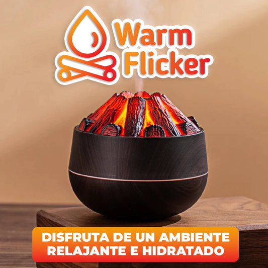 WarmFlicker™ - Humidificador de Fogata