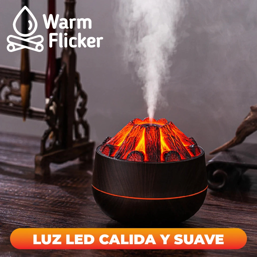 WarmFlicker™ - Humidificador de Fogata